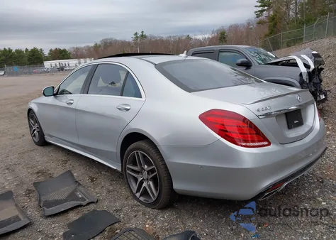 2016 Mercedes-Benz S 550 4Matic из США, поврежденный, VIN WDDUG8FB5GA262241